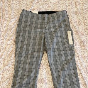 Gray plaid skinny ankle pants from Target, size 14